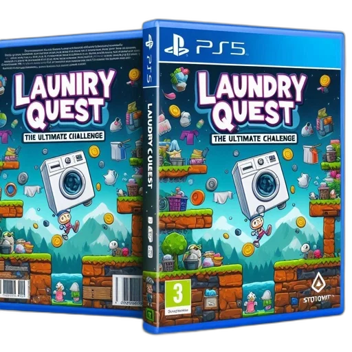 cover, art, laundry, quest, ps5, game, studio, wiz transparent PNG cut-out