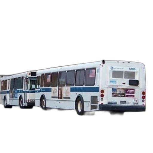 3d render, concept art, photorealistic, two, buses, parked, lot, building transparent PNG cut-out