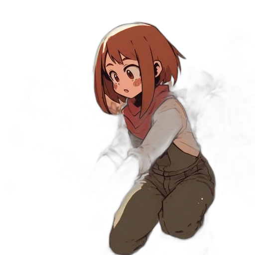 jacket, creature, weapon, dress, watercolor, concept art, pixel art, anime transparent PNG cut-out