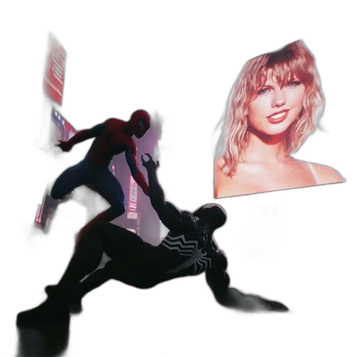 mask, creature, weapon, hair, concept art, 3d render, vaporwave, comic book art transparent PNG cut-out