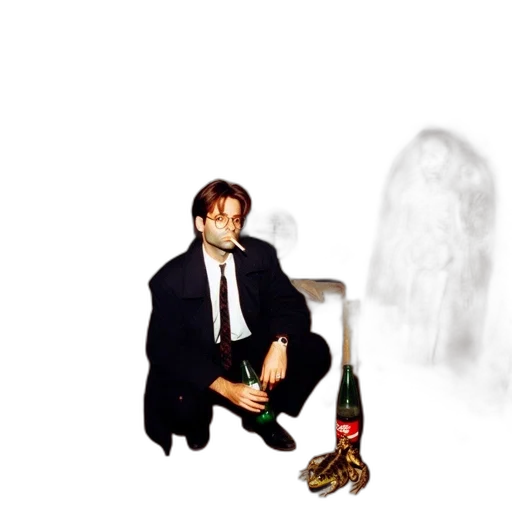 bottle, creature, staff, hair, concept art, pixel art, photorealistic, vaporwave transparent PNG cut-out