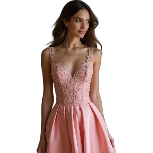 dress, line, princess, scoop transparent PNG cut-out
