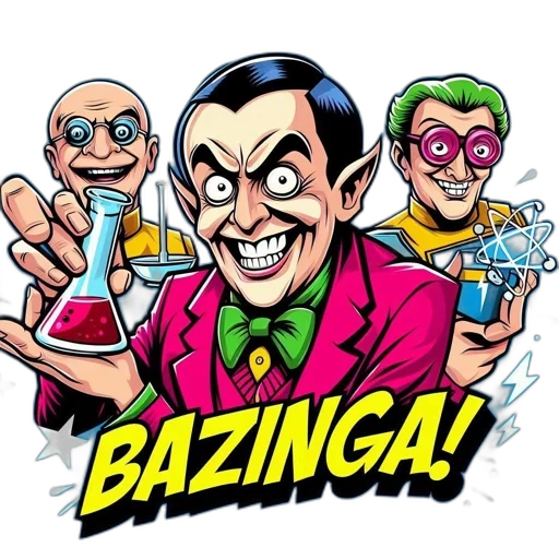 comic book art, cartoon, image, features, sheldon, cooper, leonard, hofsteader transparent PNG cut-out