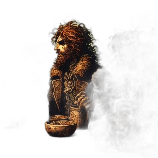hair, animal, creature, face, concept art, fantasy art, photorealistic, 3d render transparent PNG cut-out
