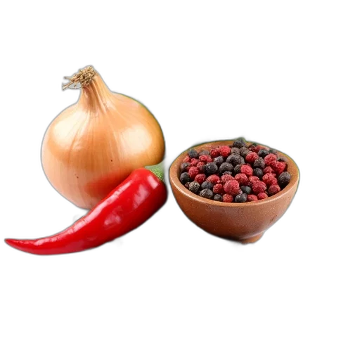 food, crown, weapon, hair, photorealistic, 3d render, red, collection transparent PNG cut-out