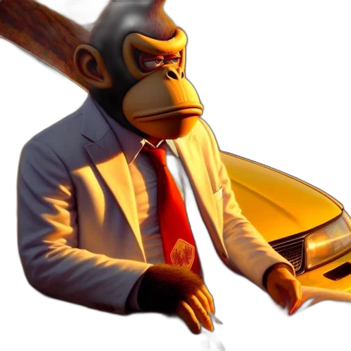staff, animal, concept art, 3d render, photorealistic, cartoon, anthropomorphic, figure transparent PNG cut-out