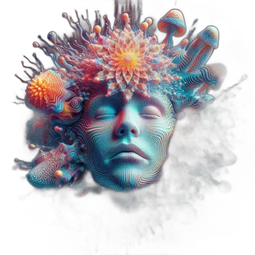crown, mask, face, robot, concept art, 3d render, photorealistic, fantasy art transparent PNG cut-out