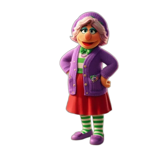 jacket, dress, hat, staff, 3d render, concept art, photorealistic, snow transparent PNG cut-out