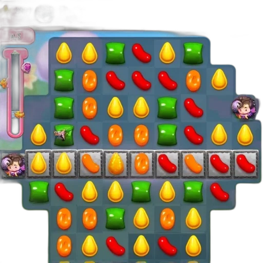 fire, second, image, shows, same, candy, crush, game transparent PNG cut-out