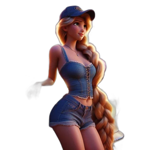 hat, dress, staff, concept art, 3d render, fantasy art, cartoon, fire transparent PNG cut-out