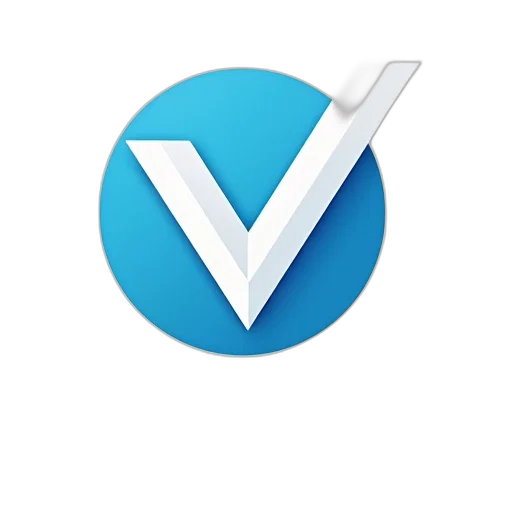 blue, stylized, logo, featuring, circular, shape, white, color transparent PNG cut-out