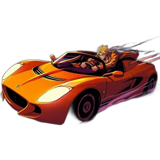 car, weapon, concept art, 3d render, comic book art, photorealistic, person, yellow transparent PNG cut-out