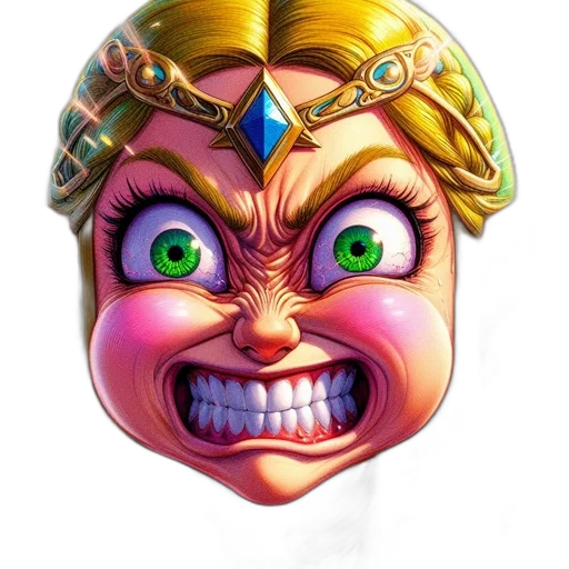 face, mask, crown, jewelry, 3d render, concept art, fantasy art, photorealistic transparent PNG cut-out