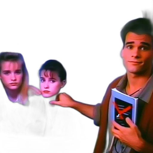 vaporwave, underwater, fire, neon lights, outer space, three, people, discuss transparent PNG cut-out