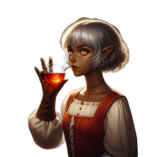 staff, face, dress, fantasy art, concept art, watercolor, pixel art, fire transparent PNG cut-out