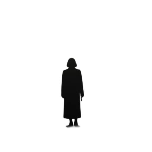 dress, jacket, staff, face transparent PNG cut-out