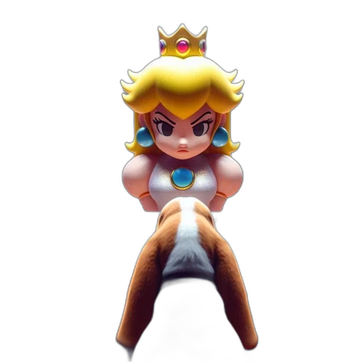 crown, staff, weapon, dress, 3d render, concept art, pixel art, fantasy art transparent PNG cut-out