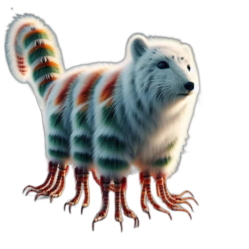 creature, animal, dragon, staff, concept art, 3d render, fantasy art, pixel art transparent PNG cut-out