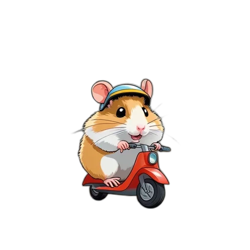 car, animal, hat, concept art, cartoon, 3d render, photorealistic, animated transparent PNG cut-out