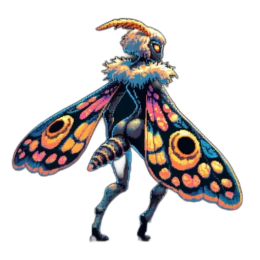 creature, animal, concept art, fantasy art, pixel art, 3d render, blue, pastel transparent PNG cut-out