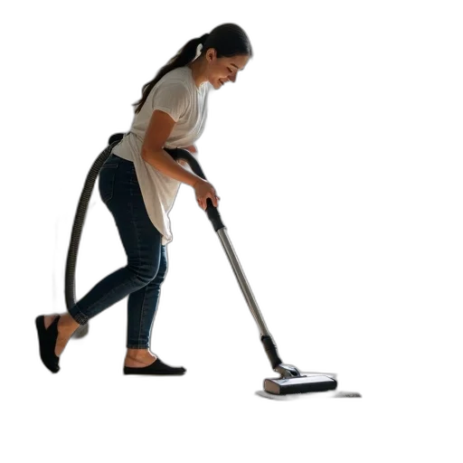 staff, weapon, robot, shoes, 3d render, photorealistic, housekeeper, maid transparent PNG cut-out