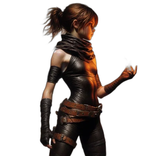 staff, mask, concept art, fantasy art, cyberpunk, 3d render, dark, golden transparent PNG cut-out