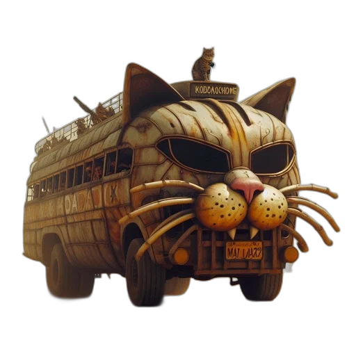animal, creature, car, mask transparent PNG cut-out