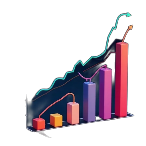graph, shows, average, daily transparent PNG cut-out