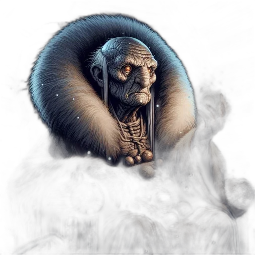 creature, animal, mask, concept art, fantasy art, photorealistic, comic book art, ancient-looking transparent PNG cut-out