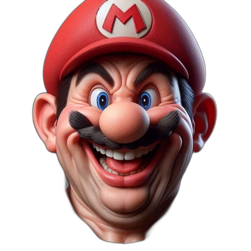 face, mask, hat, creature, 3d render, photorealistic, concept art, cartoon transparent PNG cut-out