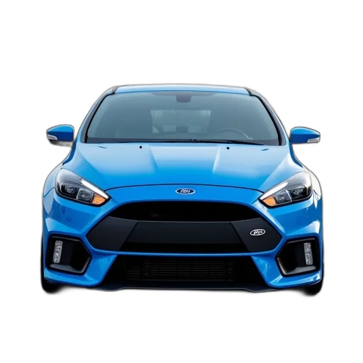car, 3d render, photorealistic, blue transparent PNG cut-out