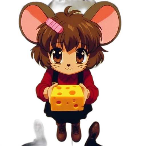 animal, pixel art, concept art, anime, cartoon, animated, mouse, character transparent PNG cut-out