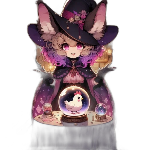 hat, food, dress, staff, fantasy art, concept art, pixel art, anime transparent PNG cut-out