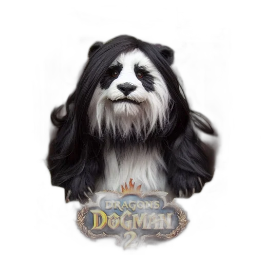 staff, animal, dragon, fantasy art, concept art, photorealistic, pixel art, image transparent PNG cut-out
