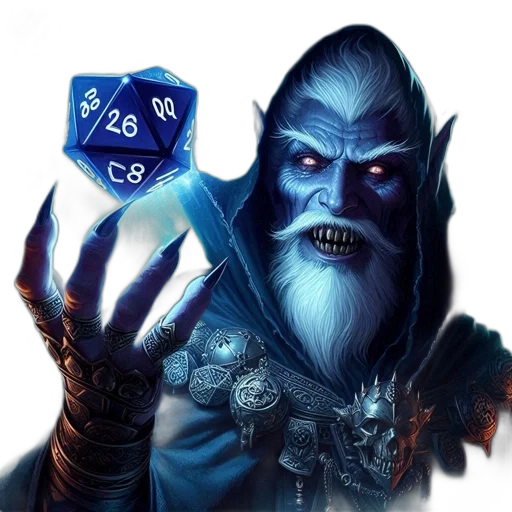 fantasy art, concept art, blue, elderly, figure, long, white, beard transparent PNG cut-out
