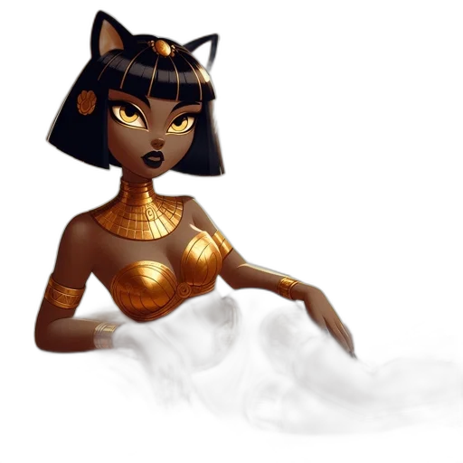 mask, jewelry, concept art, fantasy art, pixel art, 3d render, fire, golden transparent PNG cut-out
