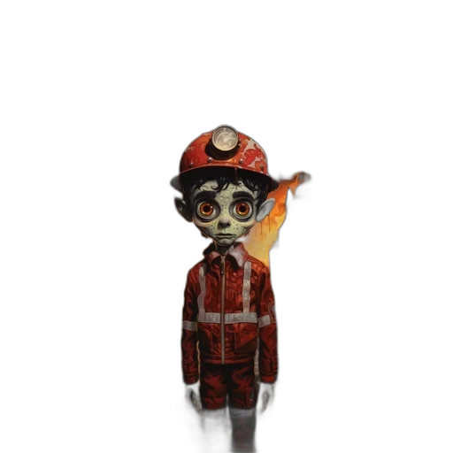 mask, staff, creature, concept art, 3d render, fantasy art, cartoon, youth transparent PNG cut-out