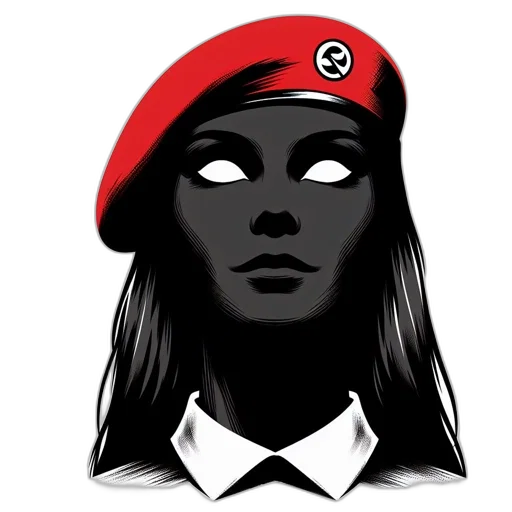 hat, face, mask, crown, comic book art, cartoon, concept art, pixel art transparent PNG cut-out