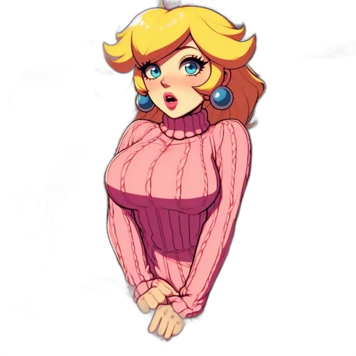dress, staff, pixel art, concept art, cartoon, anime, pastel, colorful transparent PNG cut-out