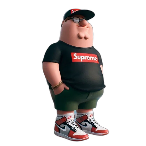 shoes, hat, animal, creature, concept art, 3d render, cartoon, photorealistic transparent PNG cut-out