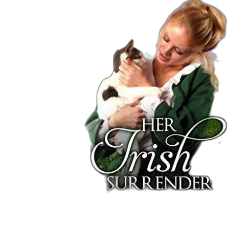 book, cover, her, irish, surrender, kit, morgan, featuring transparent PNG cut-out