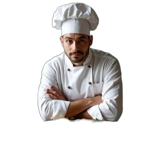 staff, food, hat, face transparent PNG cut-out