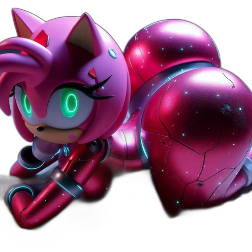 robot, weapon, concept art, 3d render, cyberpunk, vaporwave, anthropomorphic, creature transparent PNG cut-out