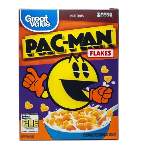 food, face, mask, animal, monochrome, box, pac-man, flakes transparent PNG cut-out