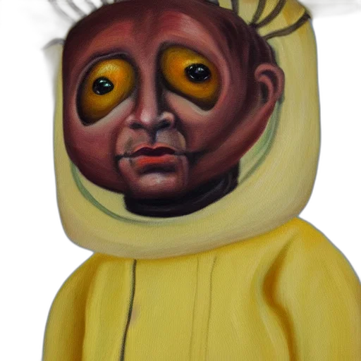 mask, jacket, face, creature transparent PNG cut-out