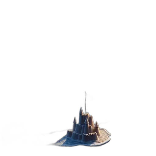 hat, crown, shoes, umbrella, concept art, 3d render, pixel art, photorealistic transparent PNG cut-out