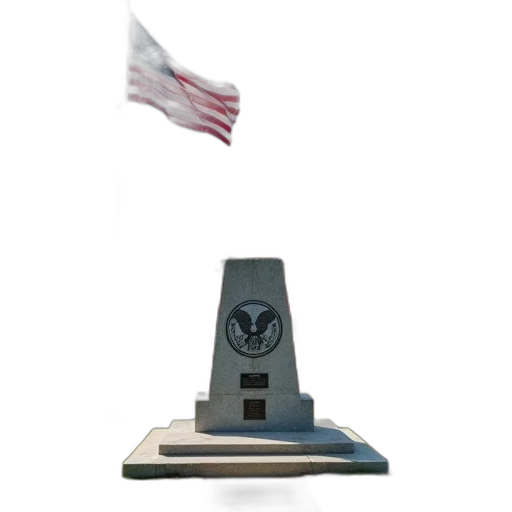 weapon, 3d render, stone, monument, circular, design, eagle, emblem transparent PNG cut-out