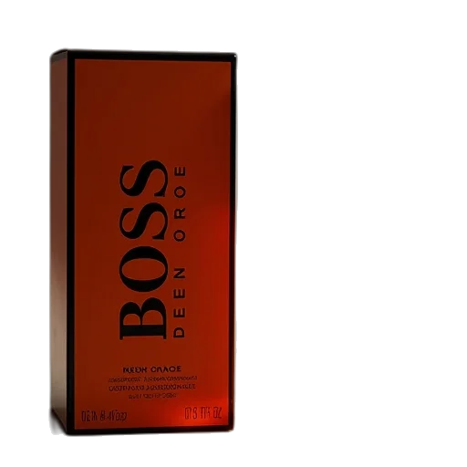 bottle, boss, orange, men, edt transparent PNG cut-out