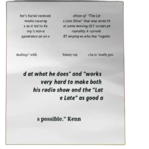 promotional, poster, late, show, featuring, quote, about, radio transparent PNG cut-out