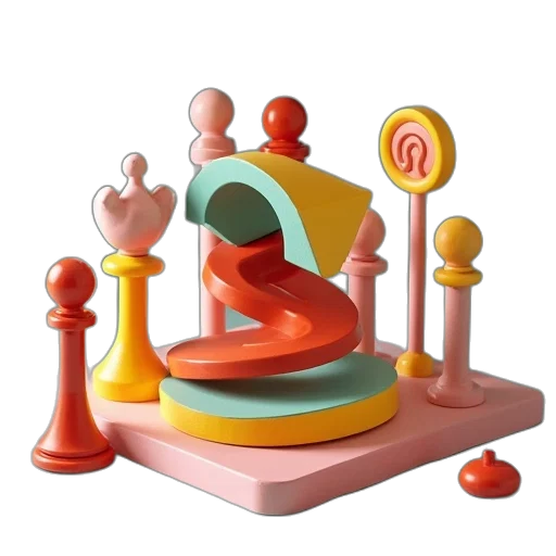 furniture, crown, jewelry, 3d render, concept art, toy, game, set transparent PNG cut-out